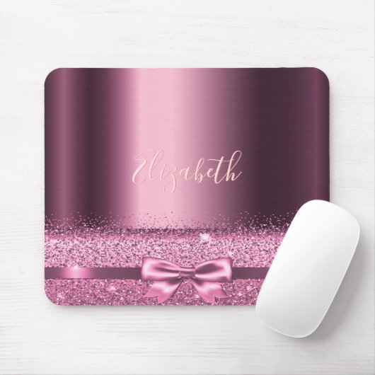 Lila Bogen Mousepad (Mit Mouse)