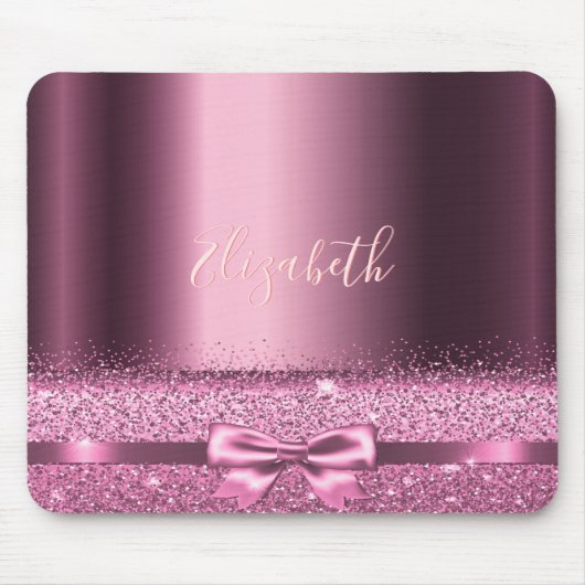 Lila Bogen Mousepad (Vorne)