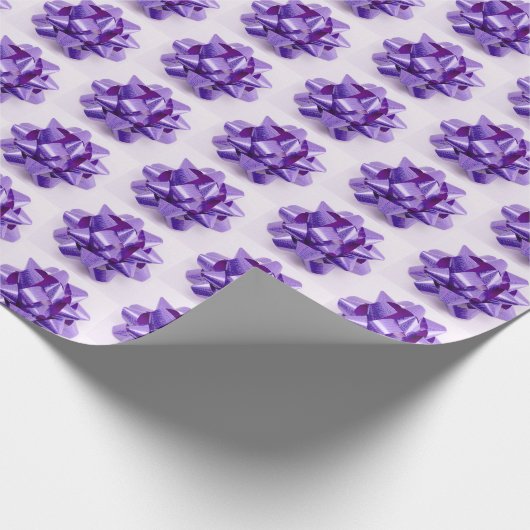 Lila Bogen-Packpapier Geschenkpapier (Ecke)
