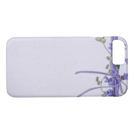 lila Bogen und Efeu Case-Mate iPhone Hülle (Rückseite (Horizontal))