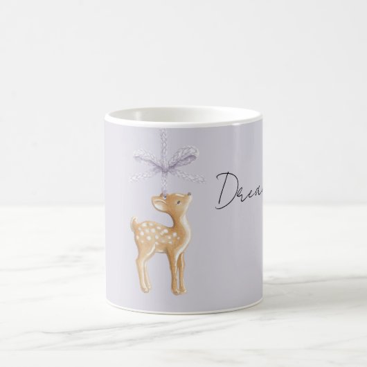 Lila-Bogenhirsch Kaffeetasse (Mittel)