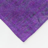 Lila Bohemischer Stil Fleecedecke (Ecke)