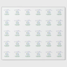 Lila Boho-Liebe in Blüte Brautparty-Name Retro