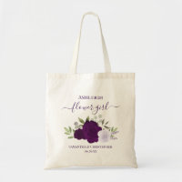 Lila Boho Rosen Elegante Blumenmädchen Hochzeit