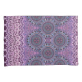 Lila Boho Style Kissenbezug (Vorderseite-Rechts)
