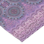 Lila Boho Style Tablecloth Tischdecke (Schrägansicht)