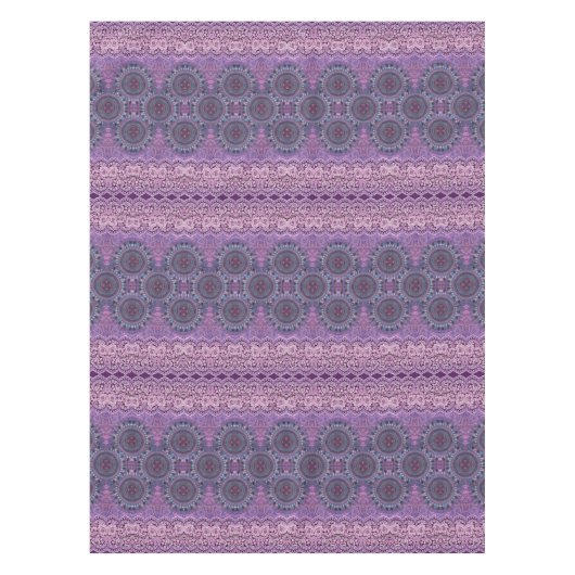 Lila Boho Style Tablecloth Tischdecke (Vorderseite)