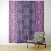 Lila Boho Style Wandteppich (Beispiel)