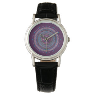 Lila Boho Style Watch Armbanduhr