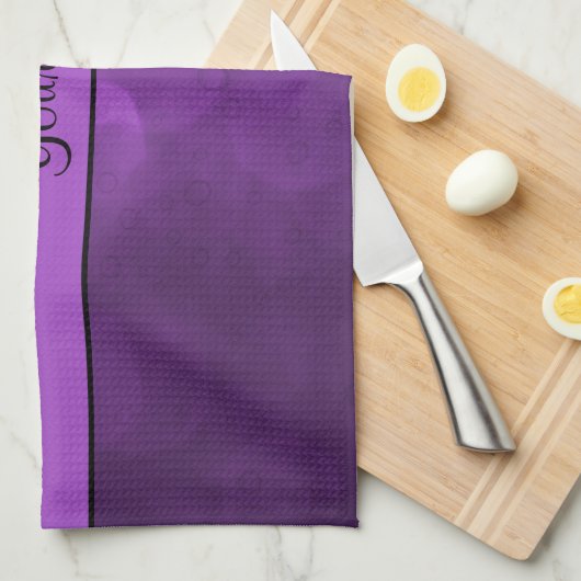 Lila Bokeh Handtuch (Viertel Falte)