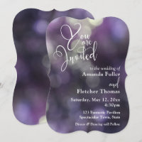 Lila Bokeh Light & Typografie 32 Wedding 1