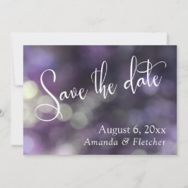 Lila Bokeh, Modernes Drehbuch Save the Date