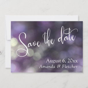 Lila Bokeh, Modernes Drehbuch Save the Date