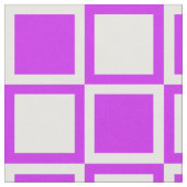 Lila Bold Mod Squares ~ Großformat Stoff (Nahaufnahme)