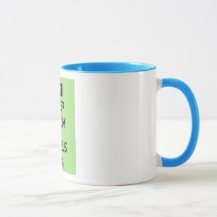 Lila "Bolus auf" Tasse