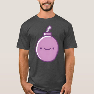 Lila Bombenfreunde im Retrospiel T-Shirt
