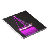 Lila Boot Notizblock (angewinkelt)