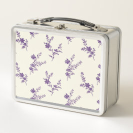 Lila botanisch metall brotdose