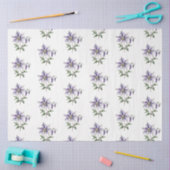 Lila botanische Wildblume Seidenpapier (Basteln)