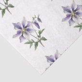 Lila botanische Wildblume Seidenpapier (Ausschnitt)