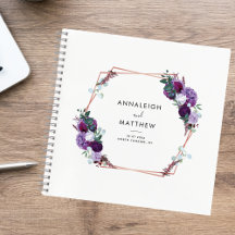 Lila botanischer Hochzeitsgast