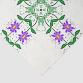 lila botanisches Gewebepapier Seidenpapier (Ausschnitt)