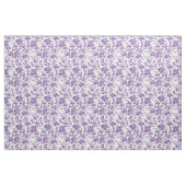 Lila botanisches Rebenmuster Stoff (Yard (91,4 cm))