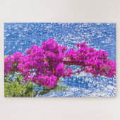Lila Bougainvillea in Positano, italy Puzzle (Horizontal)