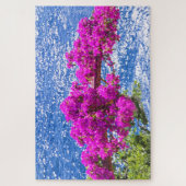 Lila Bougainvillea in Positano, italy Puzzle (Vertikal)