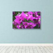 Lila Bougainvillea Leinwanddruck (Insitu (Holzboden))