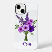 Lila Bouquet Case-Mate iPhone Hülle