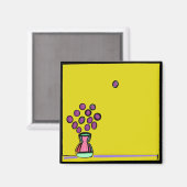 LILA BOUQUET MAGNET (Vorderseite/Rückseite)