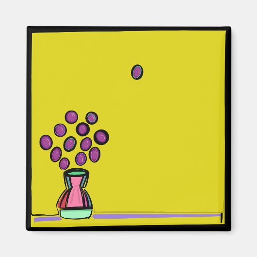 LILA BOUQUET MAGNET (Vorne)