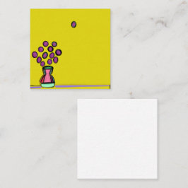 LILA BOUQUET MITTEILUNGSKARTE