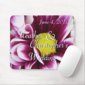 Lila Bouquet Mousepad (Mit Mouse)