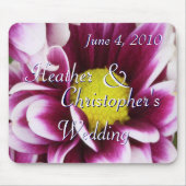 Lila Bouquet Mousepad (Vorne)