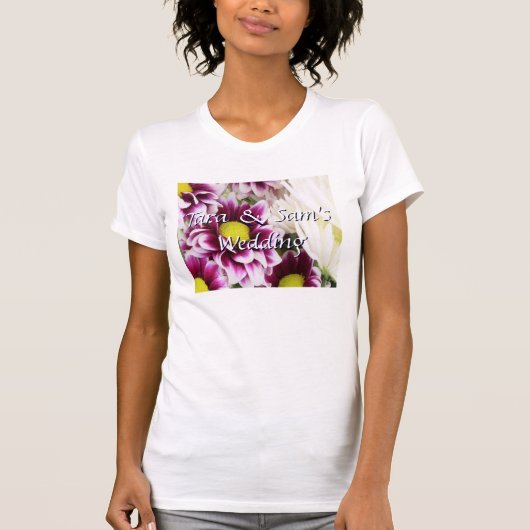 Lila Bouquet T-Shirt (Vorderseite)