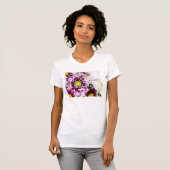 Lila Bouquet T-Shirt (Vorne ganz)