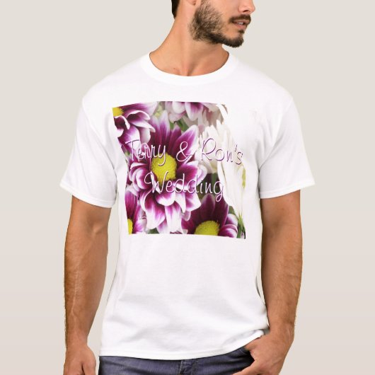 Lila Bouquet T-Shirt (Vorderseite)