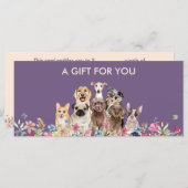 Lila Boutique für Hunde (Vorne/Hinten)