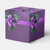 Lila Bow Holiday Geschenkboxen Geschenkschachtel (Rückseite)