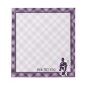 Lila Boxen Notizblock (Vorderseite)