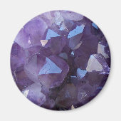 Lila brasilianisches Quartz-Amethyst-Foto Magnet (Vorne)