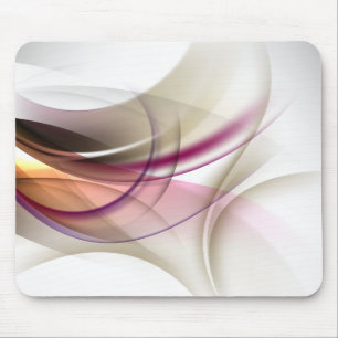 Lila-Braune Wellen-Mauspad Mousepad