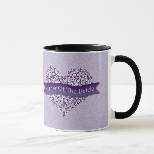 Lila Brautmutter Tasse (Rechts)