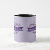 Lila Brautmutter Tasse (Zentrum)