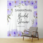 Lila Brautparty Blume Tapestry Wandteppich (Beispiel)