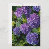 Lila Brautparty Einladung (Rückseite)