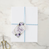 Lila Brautparty Geschenkanhänger (Mit Garn)