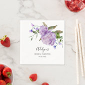 Lila Brautparty Serviette (Beispiel)